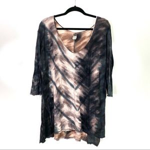 We The Free People Boho Tie Dye Tunic Top Medium